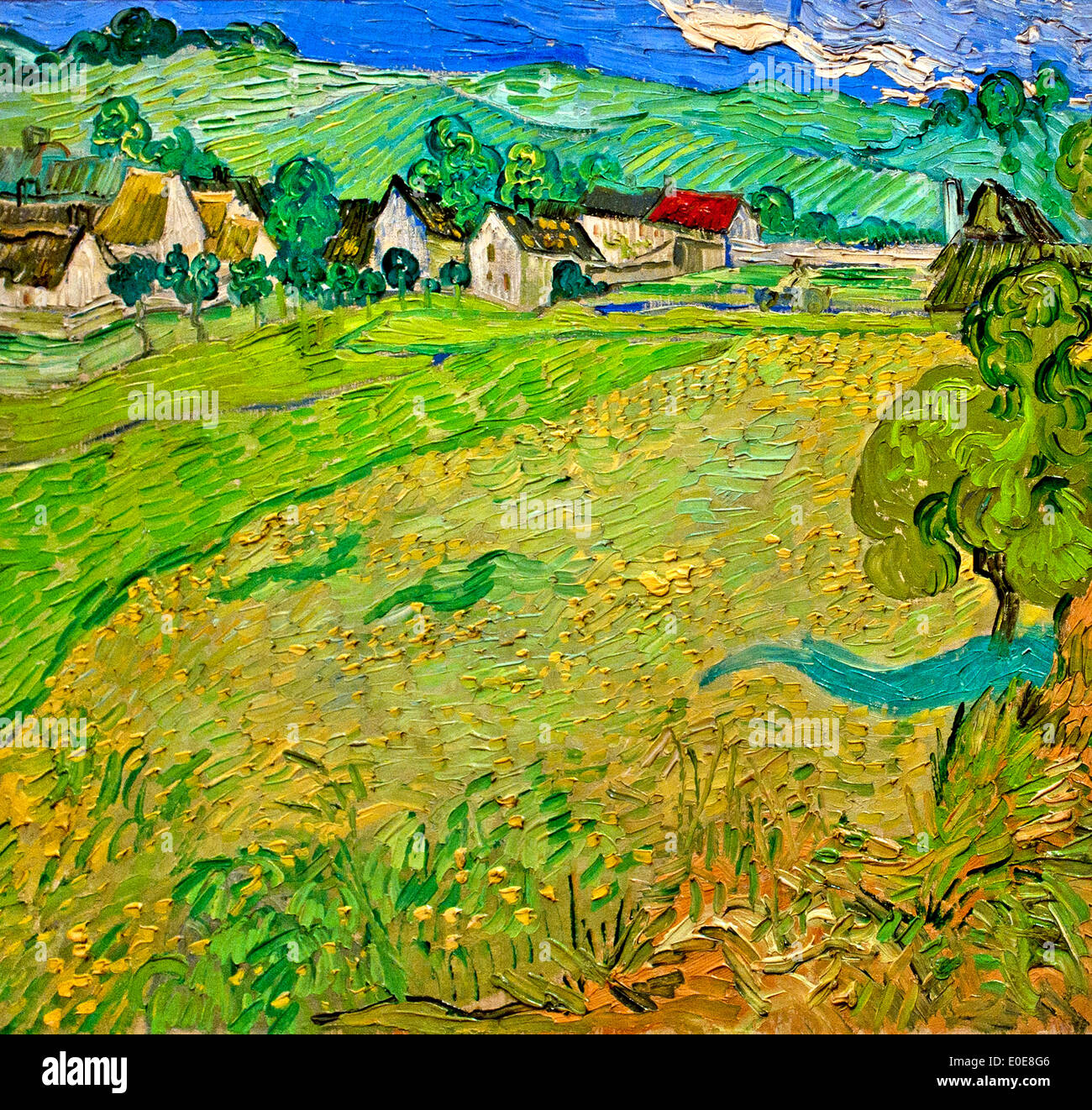 Les Vessenots in Auvers 1890 Vincent van Gogh 1853-1890 Dutch Netherlands Stock Photo