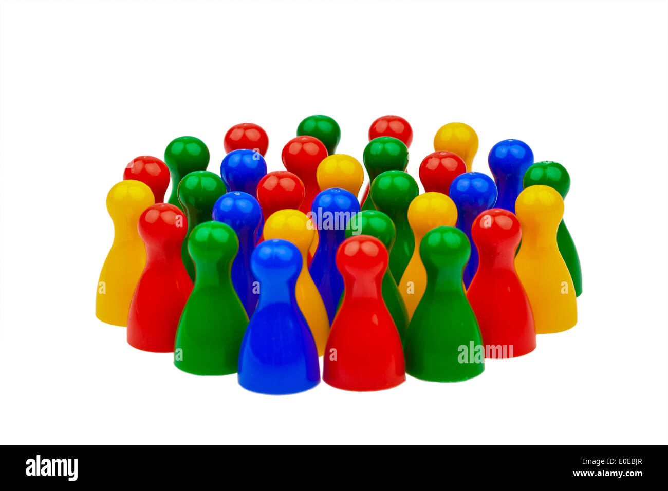 Integration by cooperation in the society. Equal rights and harmony in the team., Integration durch Miteinander in der Gesellsch Stock Photo