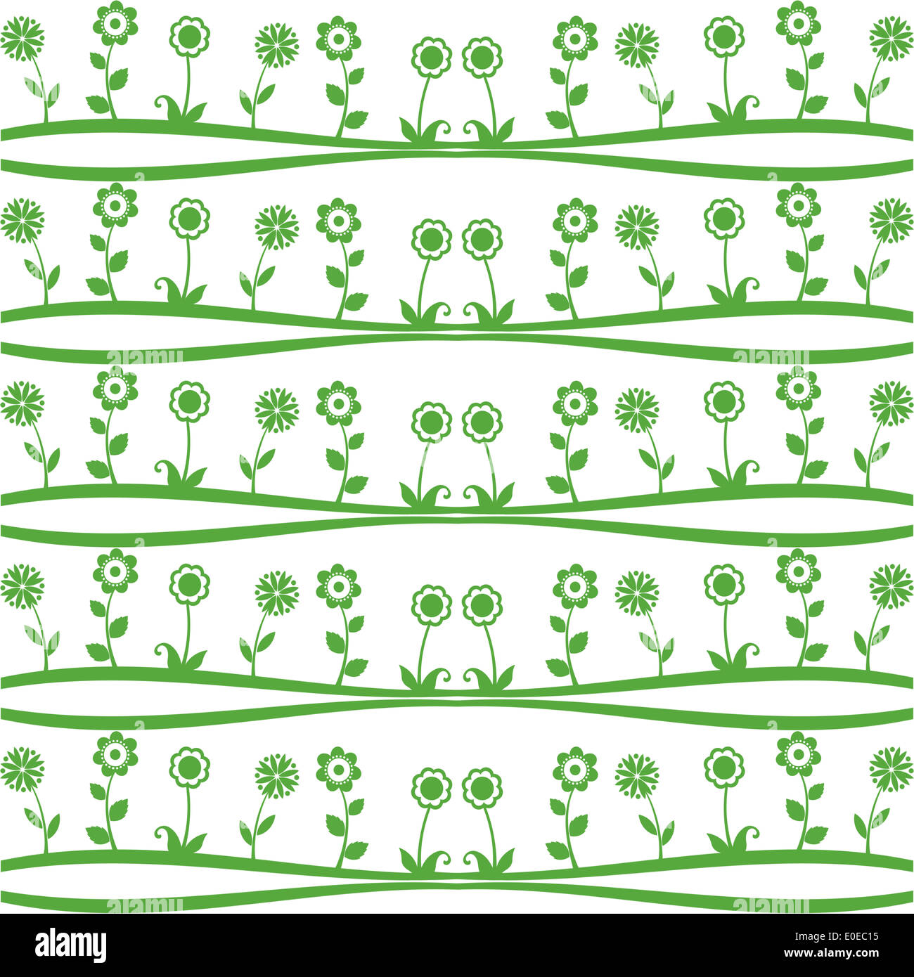 Symmetrical pattern of flowers hi-res stock photography and images - Alamy