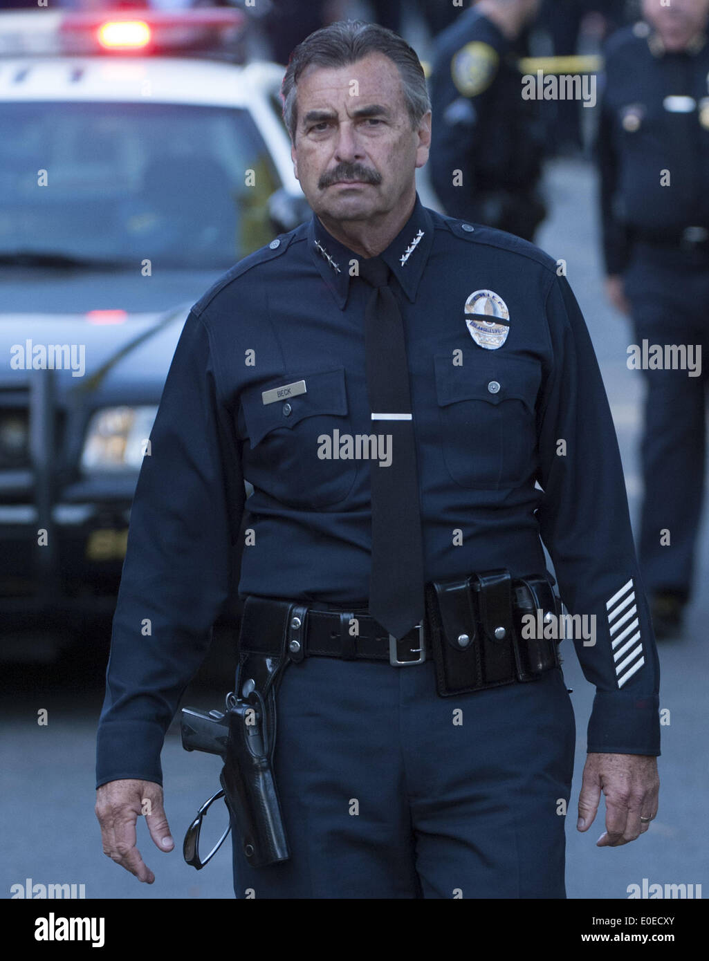 Beverly Hills, California, USA. 9th May, 2014. LAPD Chief CHARLIE BECK ...