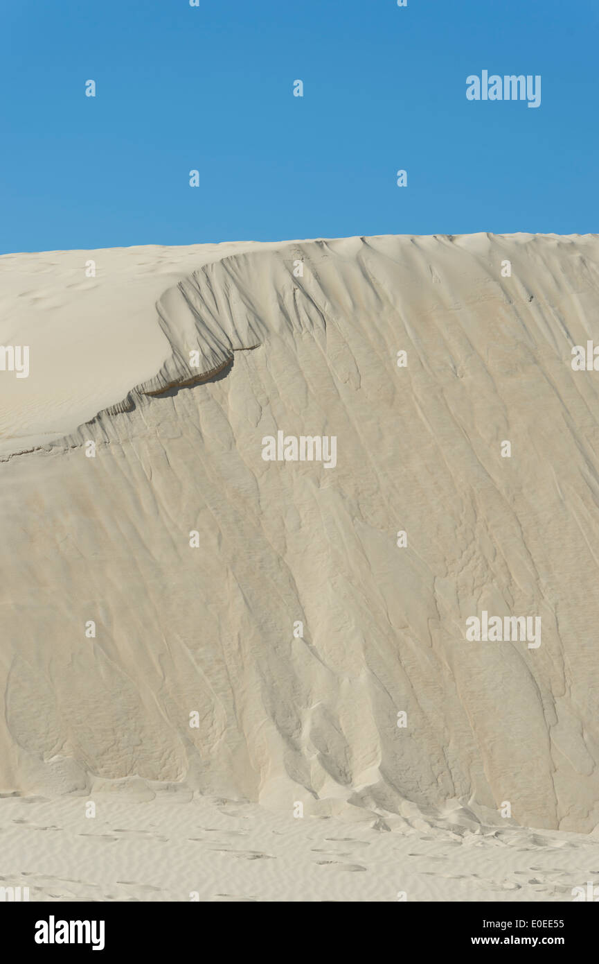 Hammerstone Sandblow, Lake Wabby, Fraser Island, Queensland, QLD