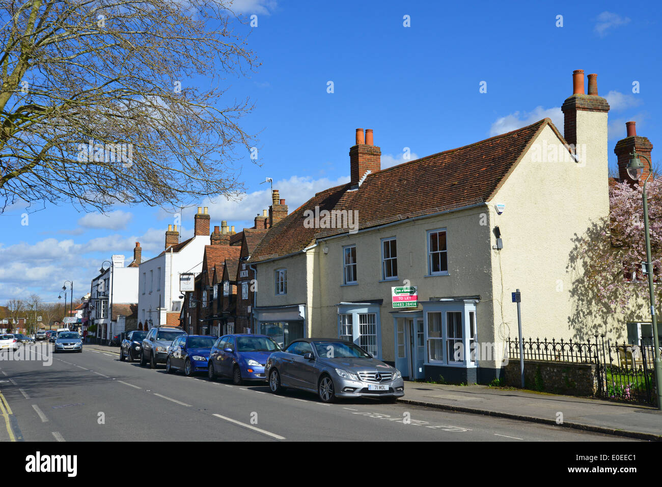 High Street, Ripley, Surrey, England, United Kingdom Stock Photo