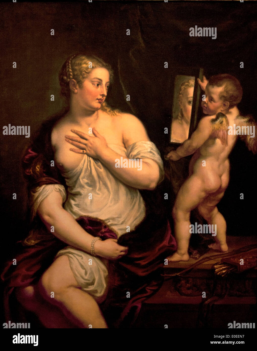 Venus and Cupid  1606-1611 Peter Paul Rubens 1577-1640 Flemish Belgian Belgium Stock Photo