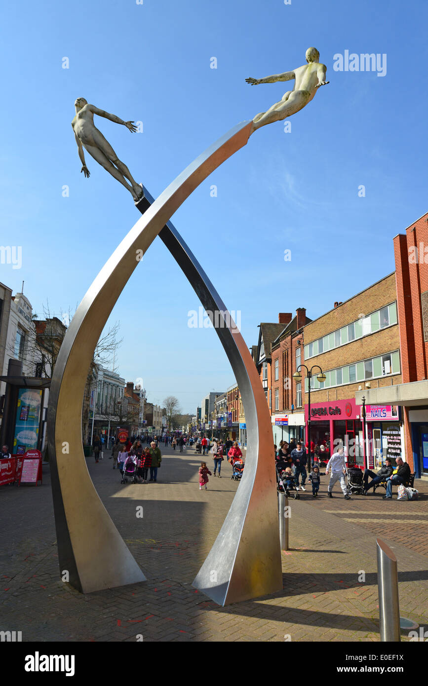 Discovery Sculpture, Abington Street, Northampton, Northamptonshire
