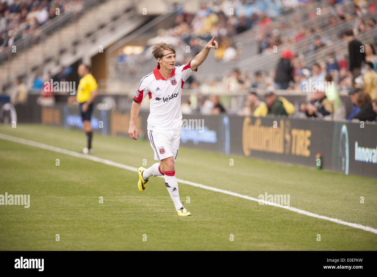 Chester, Pennsylvania, USA. 10th May, 2014. D.C. United player CHRIS ...