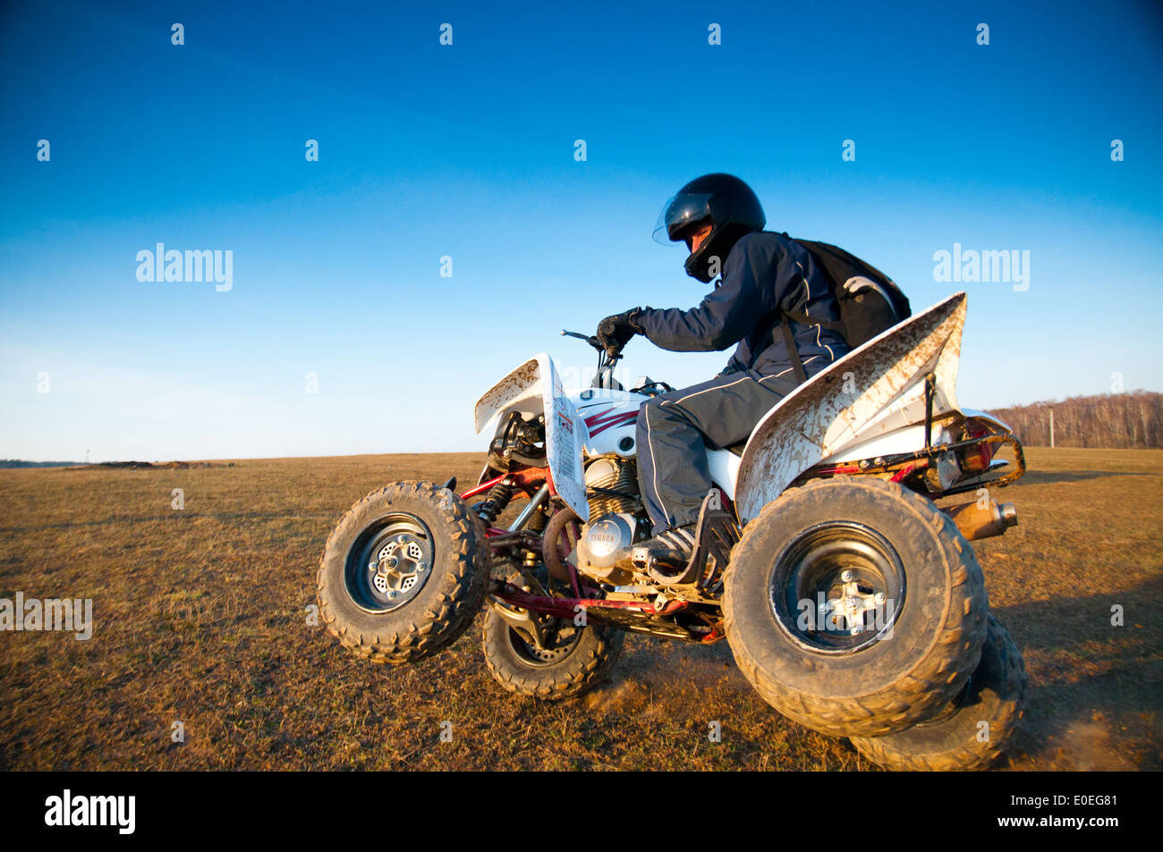 ATV Yamaha Raptor 350 Stock Photo