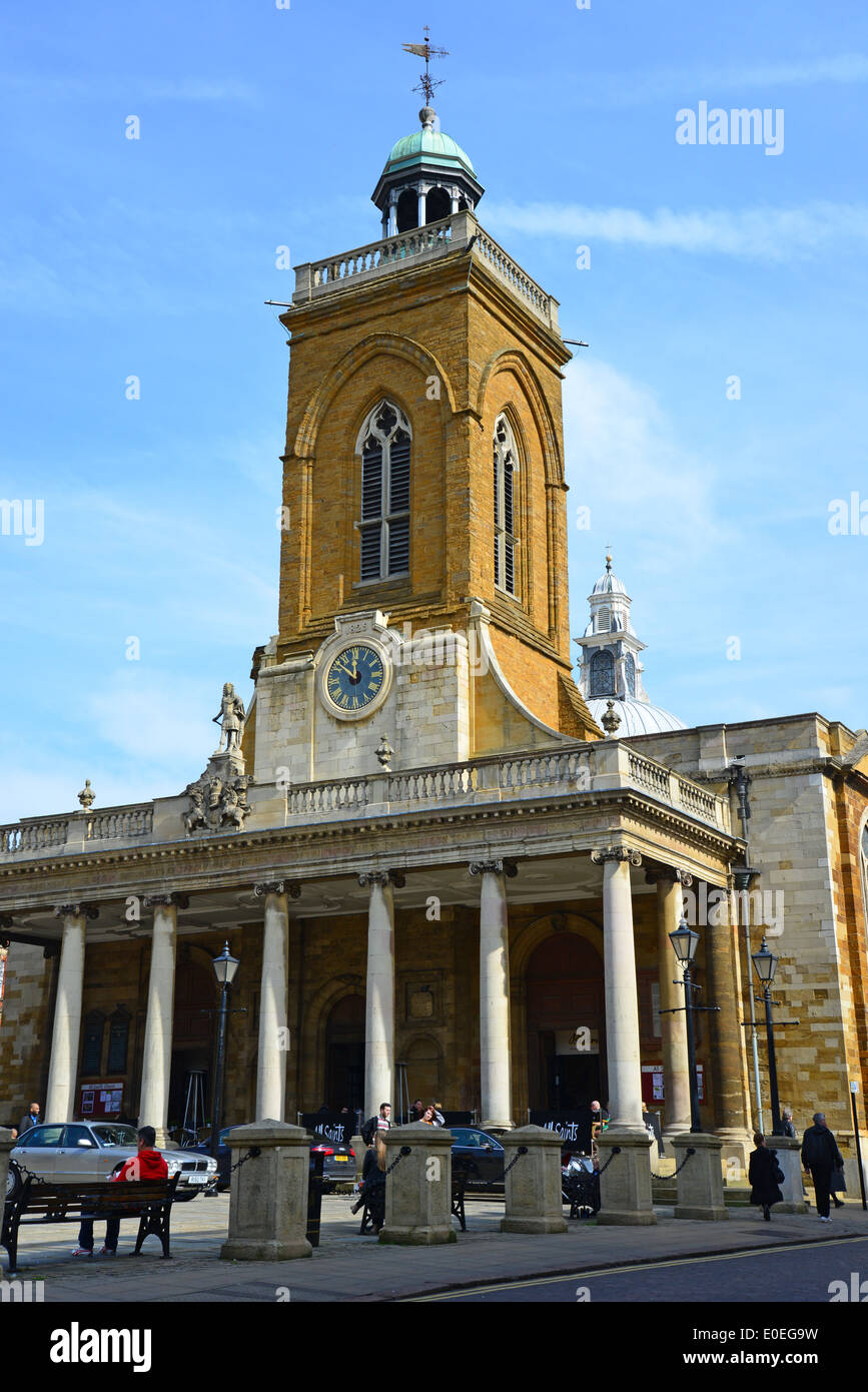 All Saints' Church, George Row, Northampton, Northamptonshire, England, United Kingdom Stock Photo