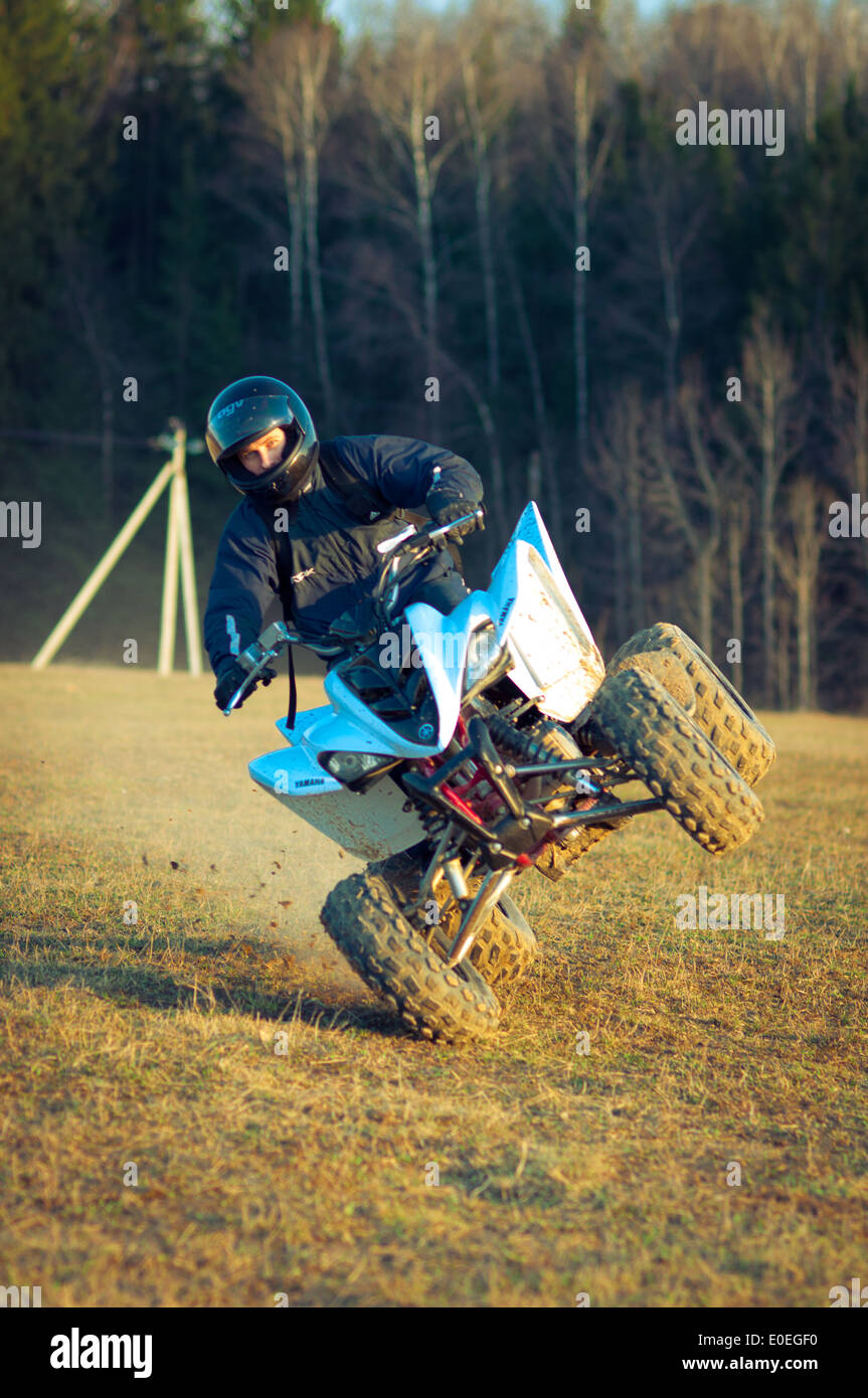 ATV Yamaha Raptor 350 Stock Photo - Alamy