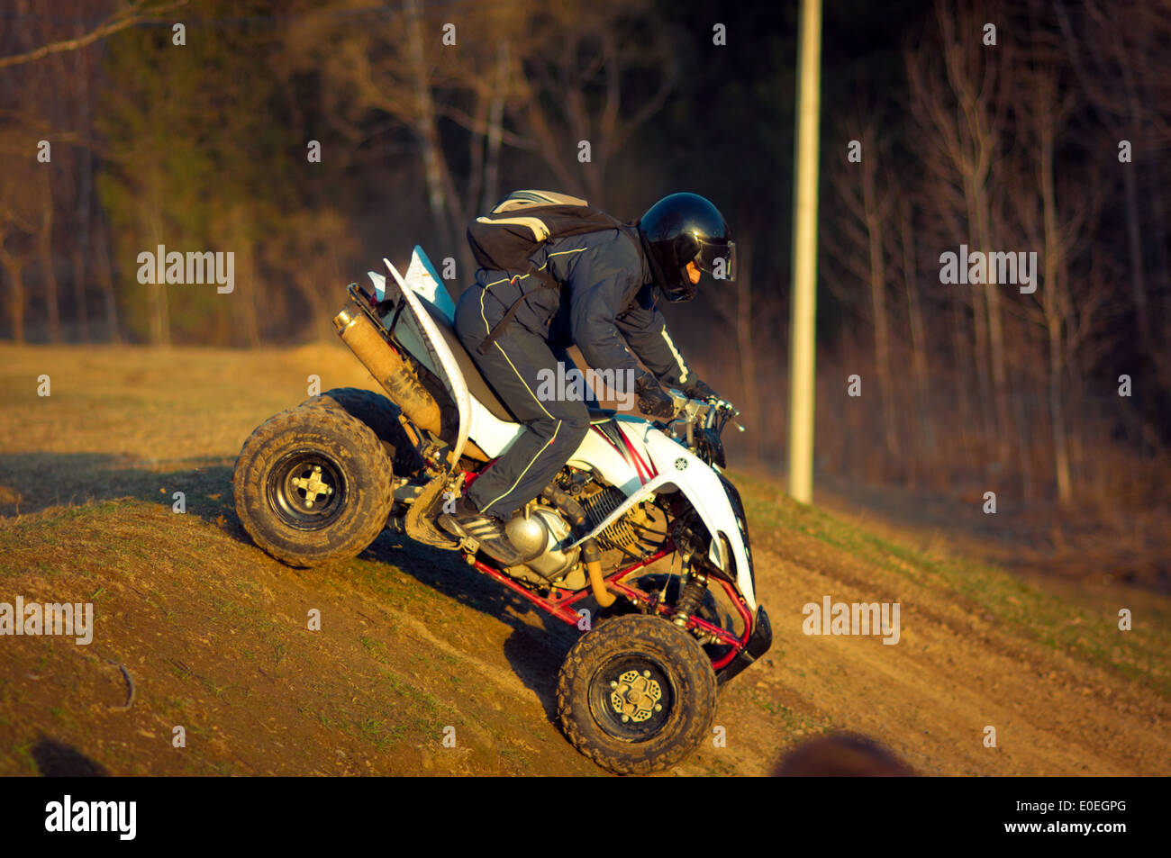 ATV Yamaha Raptor 350 Stock Photo