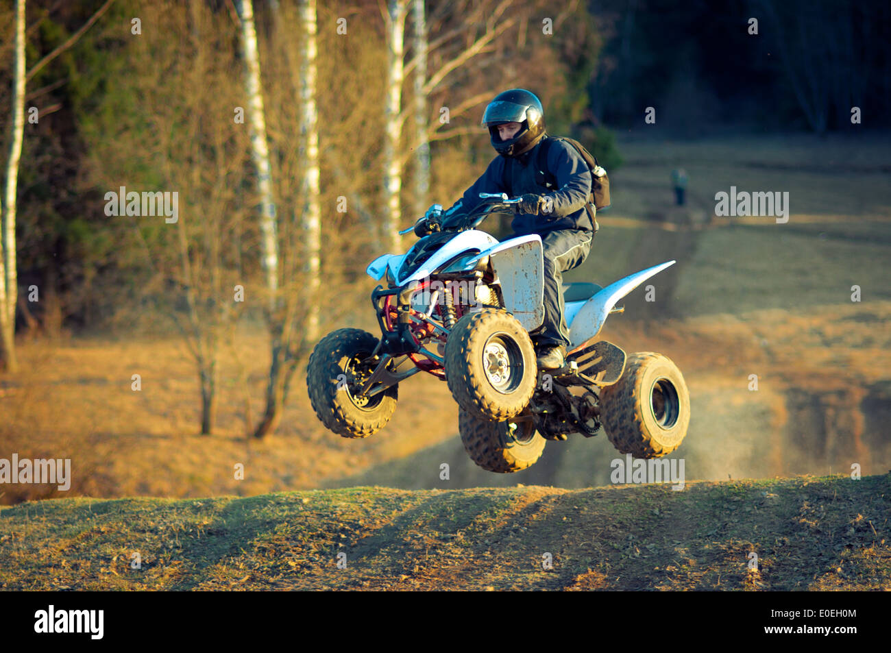 ATV Yamaha Raptor 350 Stock Photo