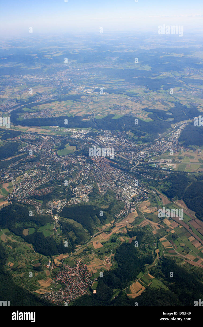 aerial photo of 'baden württemberg'- germany Stock Photo