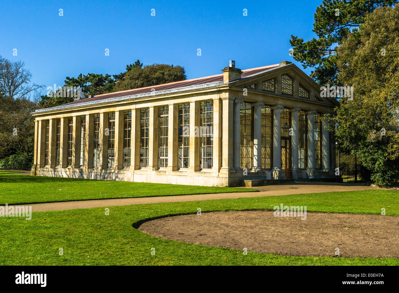 Nash Conservatory (1836), in the grounds of Kew Gardens. Richmond, London, England. Stock Photo