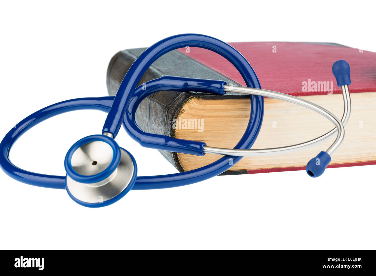 Book and Stethoskop, symbolic photo for botch-up, ? ?rztefehler and ...