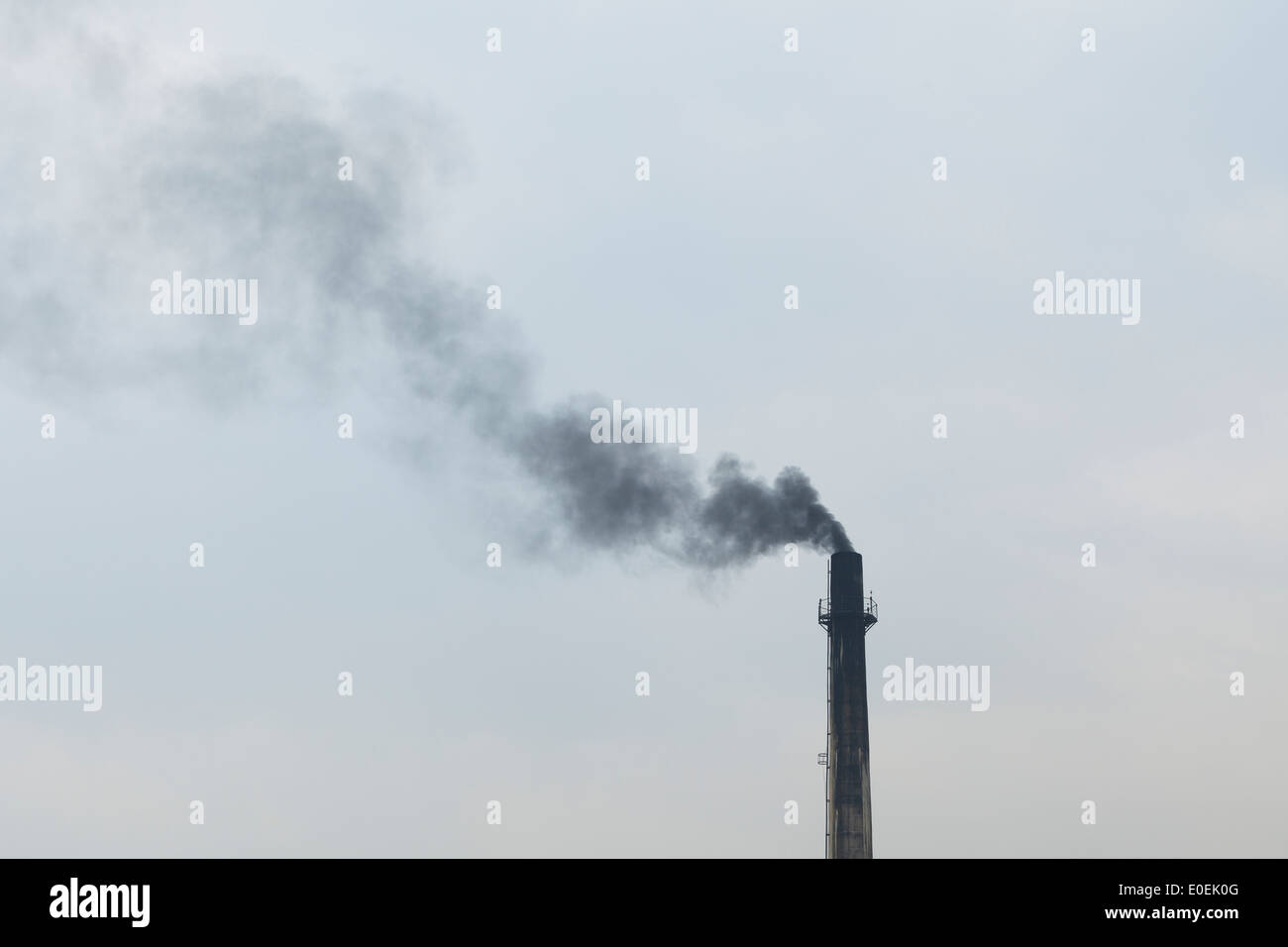 Smoking chimney Stock Photo