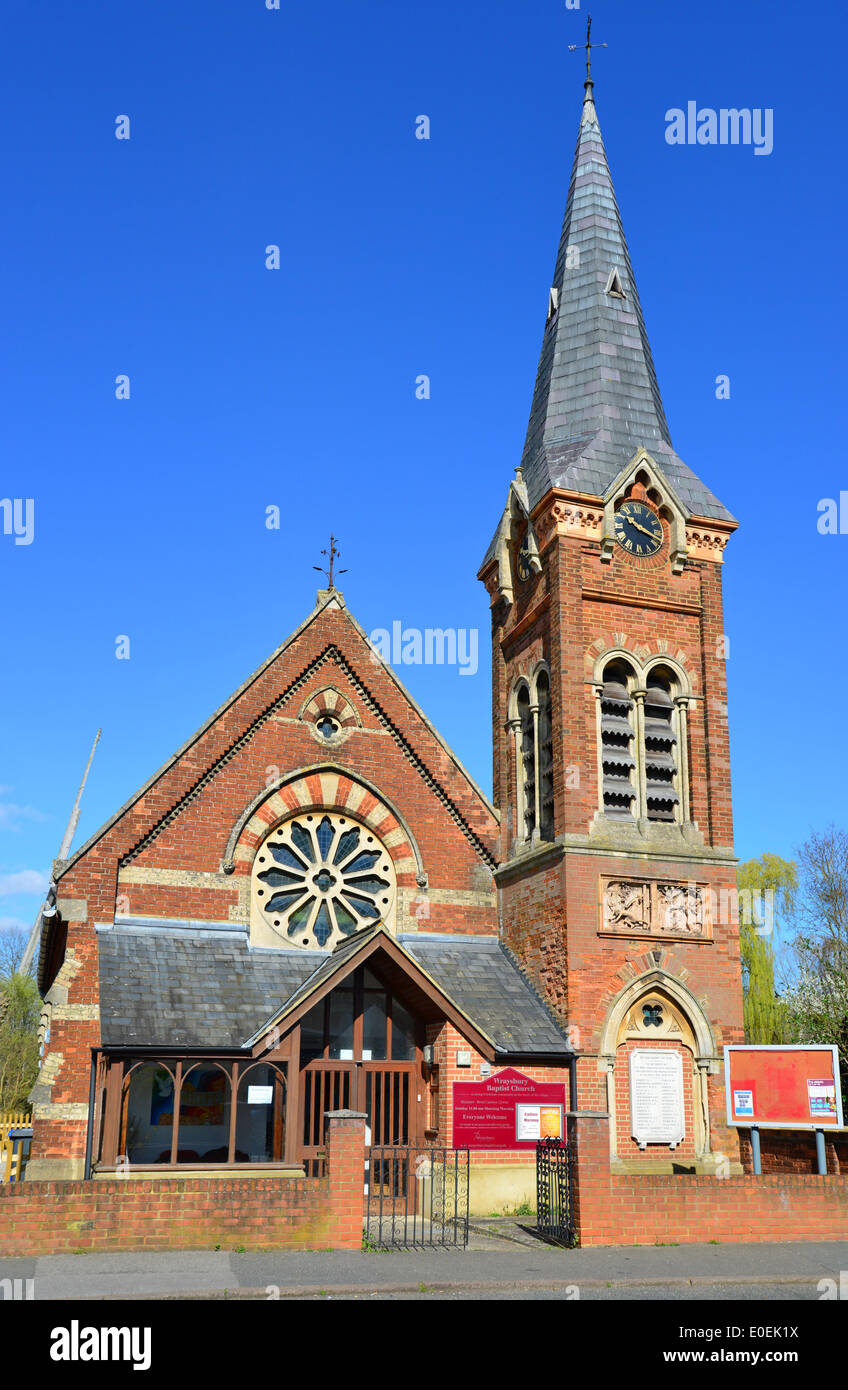 Wraysbury Baptist Church, High Street, Wraysbury, Berkshire, England, United Kingdom Stock Photo