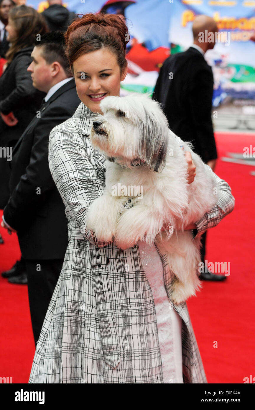 Postman Pat: The Movie - The World Premiere on 11/05/2014 at ODEON West End, London. Persons pictured: Ashleigh Butler, Pudsey. Picture by Julie Edwards Stock Photo