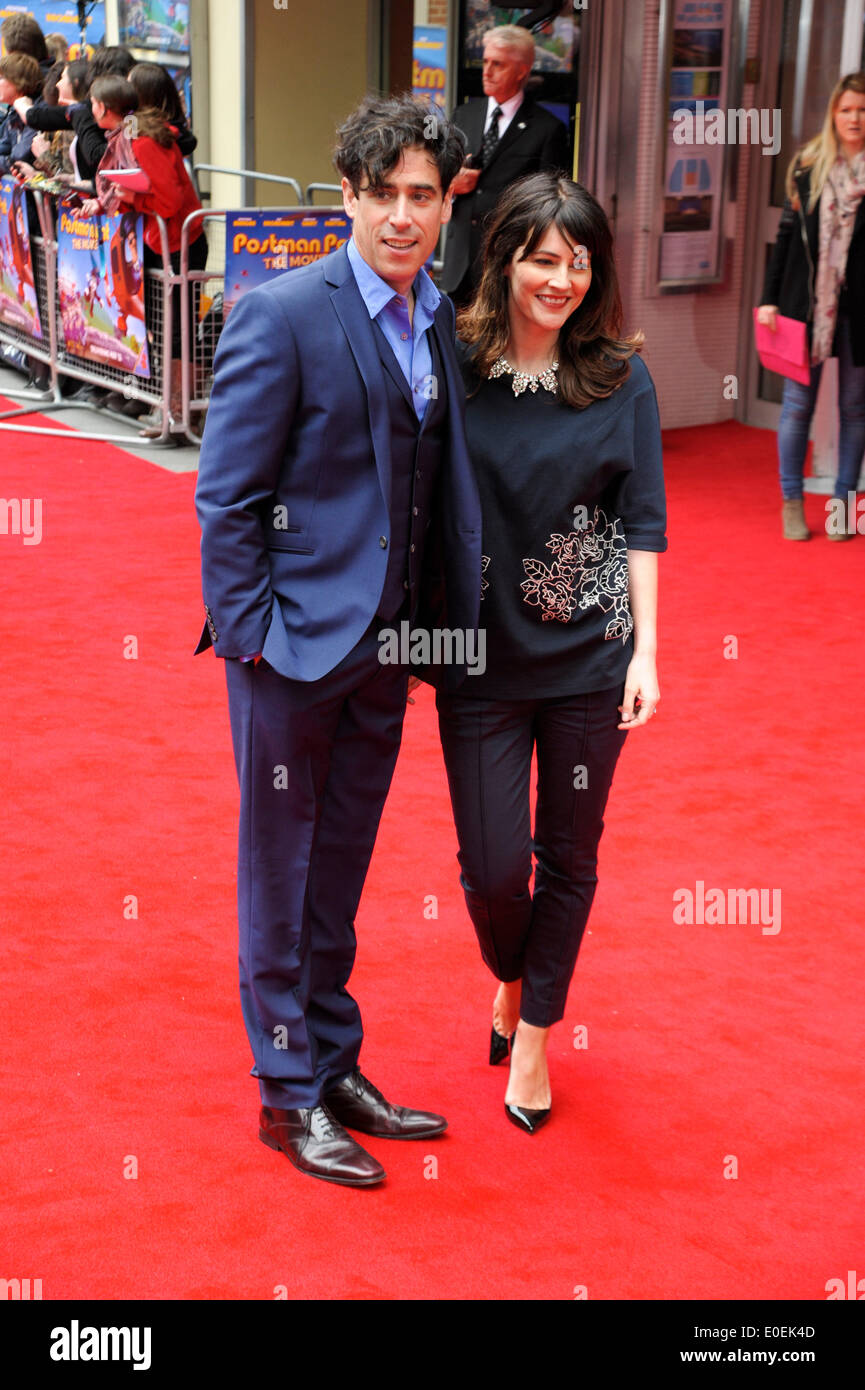 Postman Pat: The Movie - The World Premiere on 11/05/2014 at ODEON West End, London. Persons pictured: Louise Delamere, Stephen Mangan. Picture by Julie Edwards Stock Photo