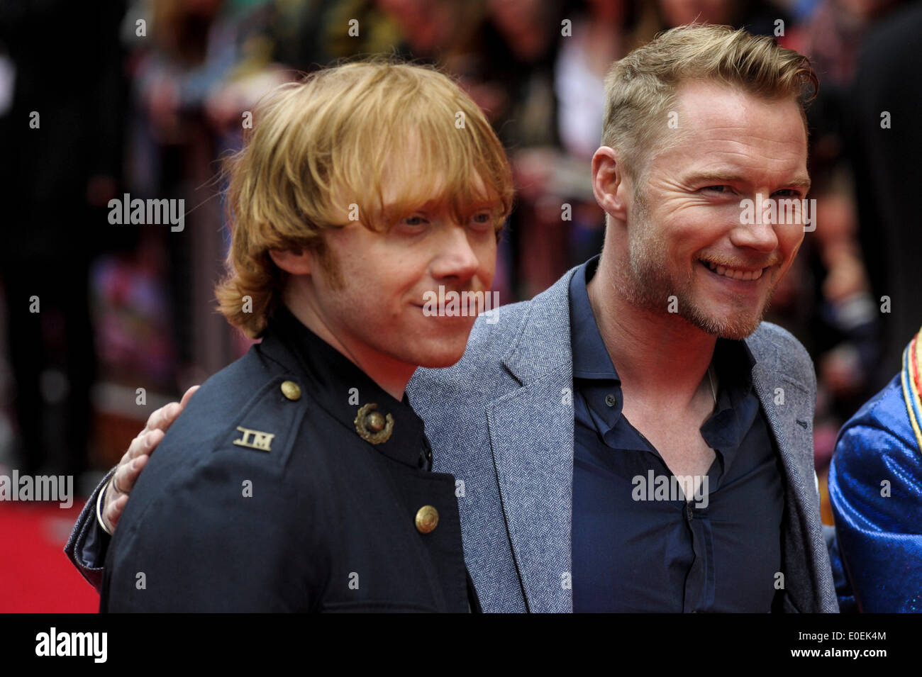 Postman Pat: The Movie - The World Premiere on 11/05/2014 at ODEON West End, London. Persons pictured: Rupert Grint, Ronan Keating. Picture by Julie Edwards Stock Photo