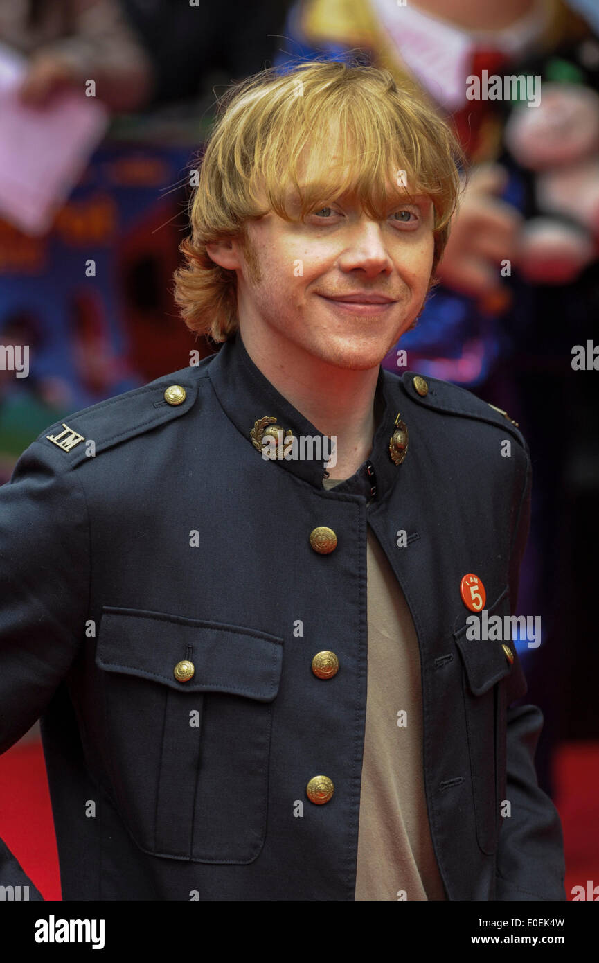 Postman Pat: The Movie - The World Premiere on 11/05/2014 at ODEON West End, London. Persons pictured: Rupert Grint. Picture by Julie Edwards Stock Photo