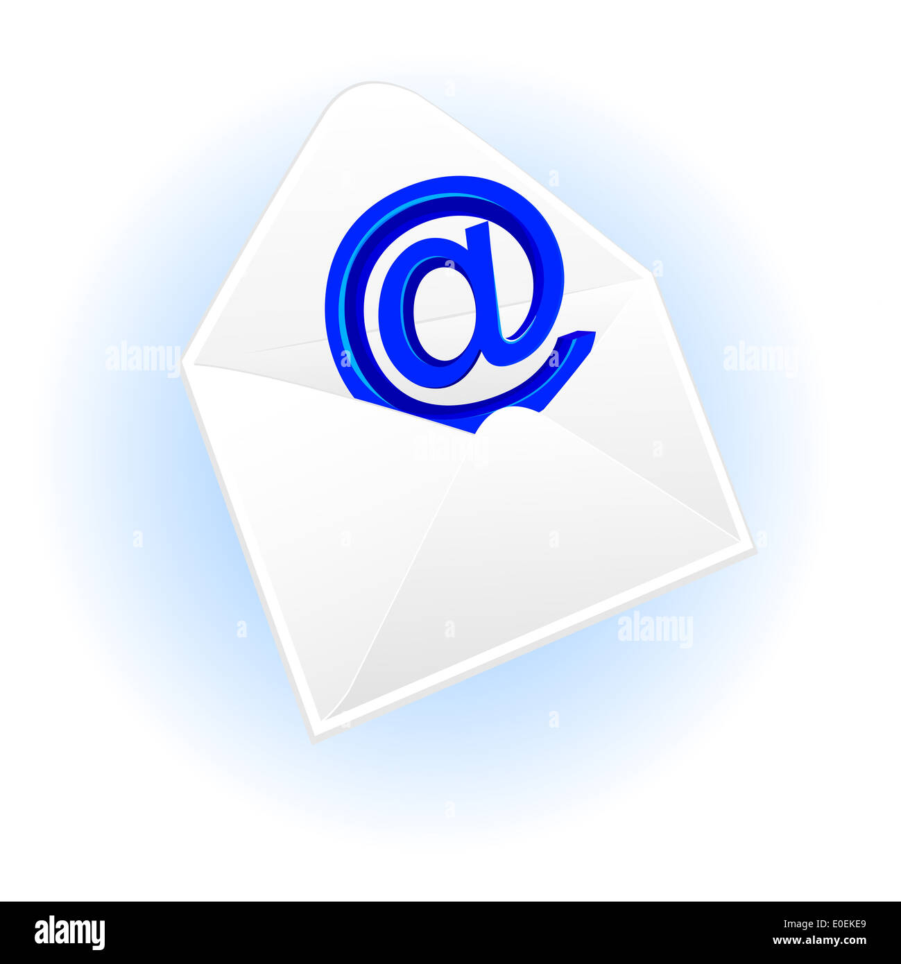 Envelope and email symbol Stock Photo