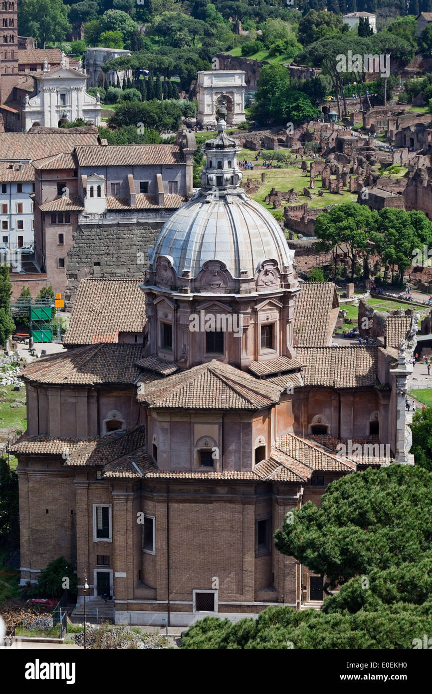 Santi Luca e Martina, Rom, Italien - Santi Luca e Martina, Rome, Italy Stock Photo