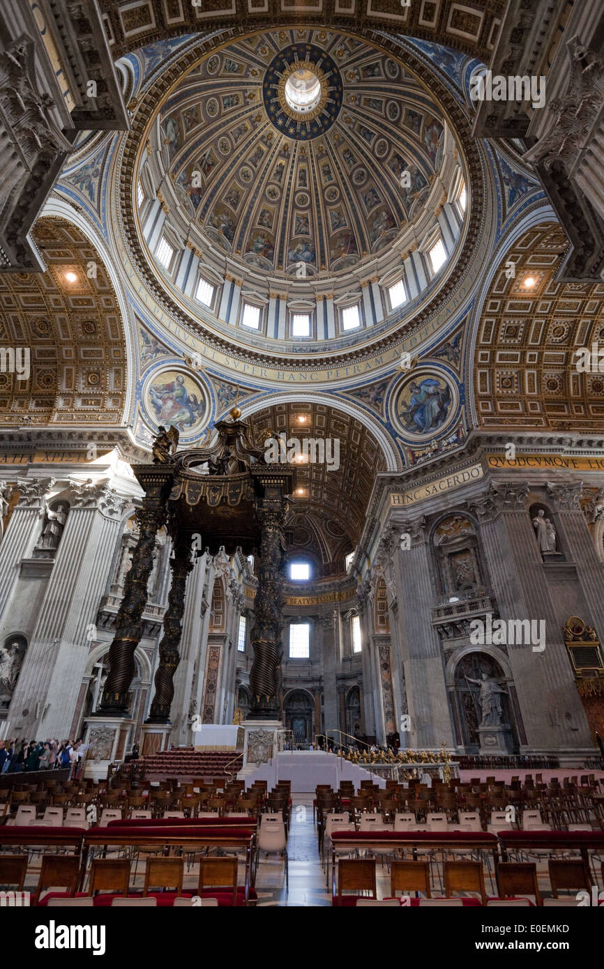 Petersdom, Vatikan - St. Peter's Basilica, Vatican Stock Photo