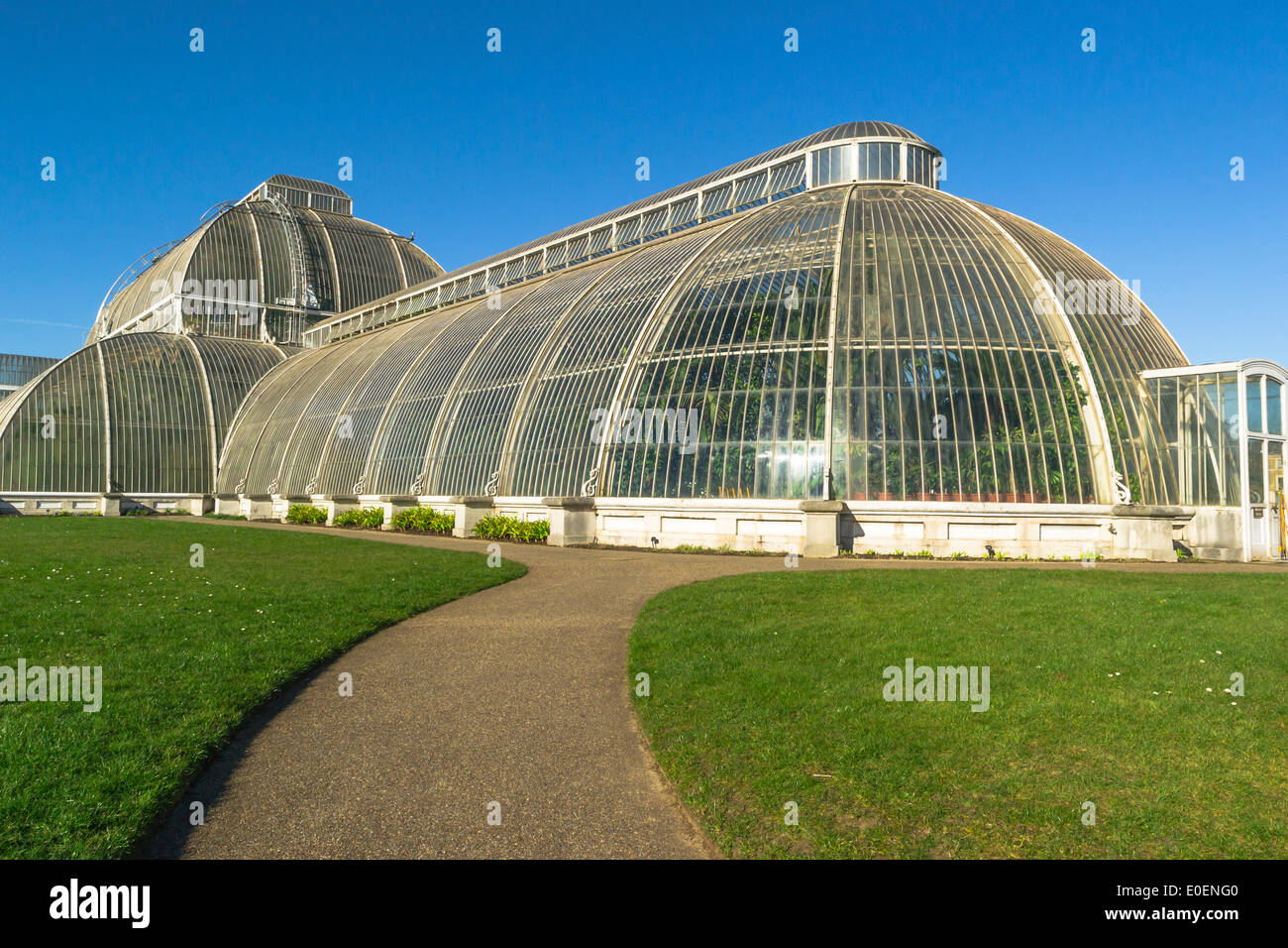 The Glass house of Kew Garden, the famous botanical Herbarium in London, UK  Stock Photo - Alamy