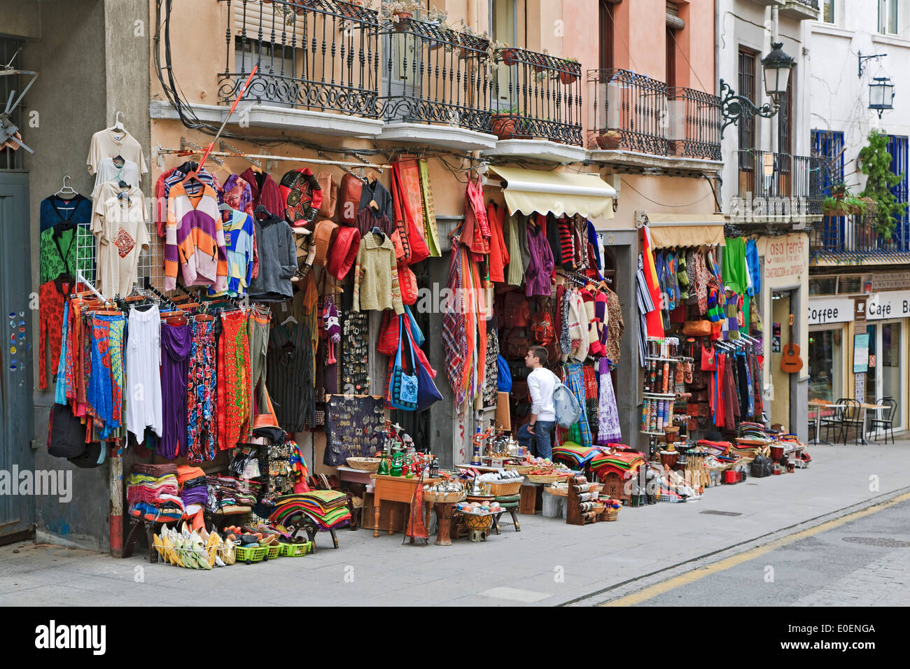 Souvenir shop, Granada, Spain Stock Photo