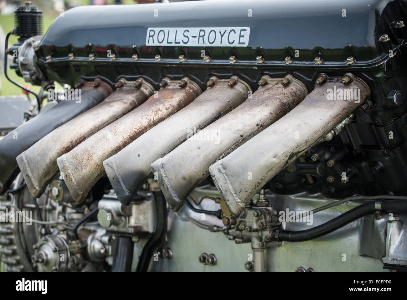 Rolls Royce Merlin V12 aero-engine of World War 2 vintage Stock Photo -  Alamy