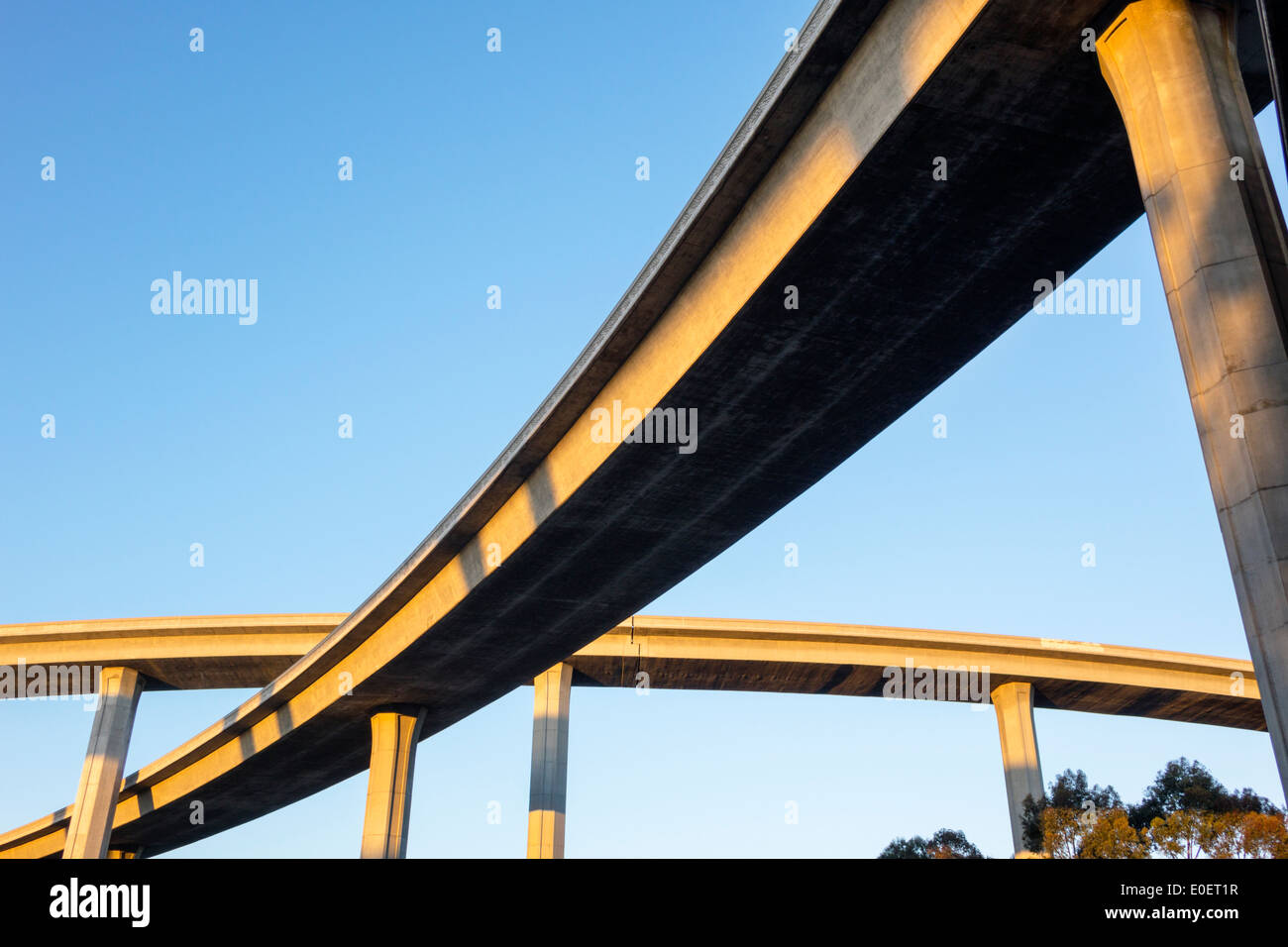 105 110 freeway interchange hi-res stock photography and images - Alamy
