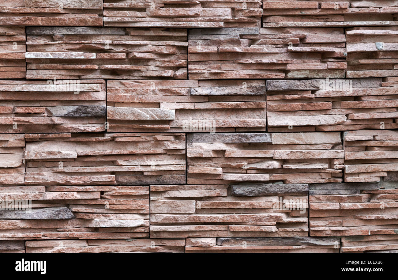 Abstract background of modern style brick wall Stock Photo