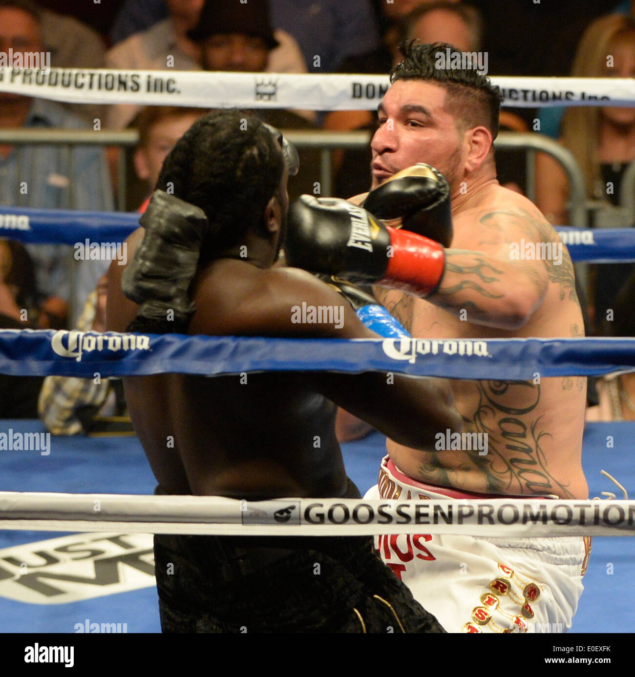 Los Angeles California, USA. 10th May, 2014. (in white trunks