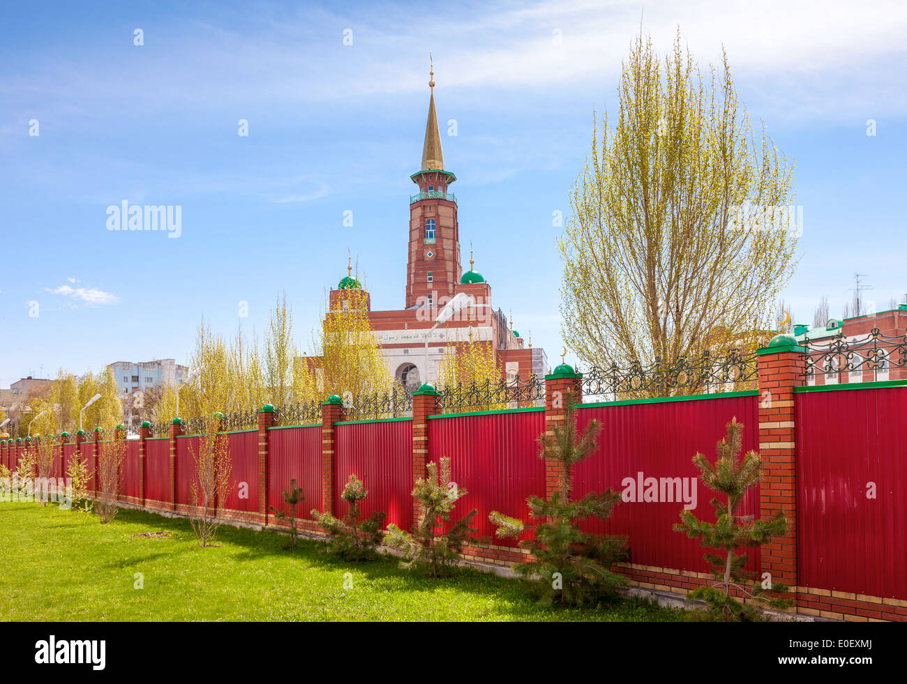 Samara Cathedral Mosque is one of the largest mosques in Russia Stock ...