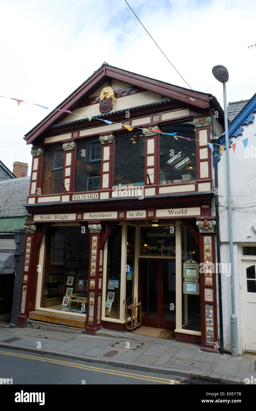 Richard Booth, Bookshop Hay on Way, Bookshop, Books, Cafe, Cinema Stock Photo