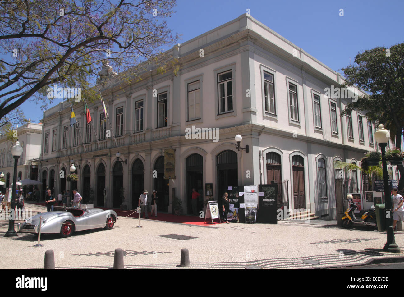 Municipal Theatre Funchal Madeira Stock Photo