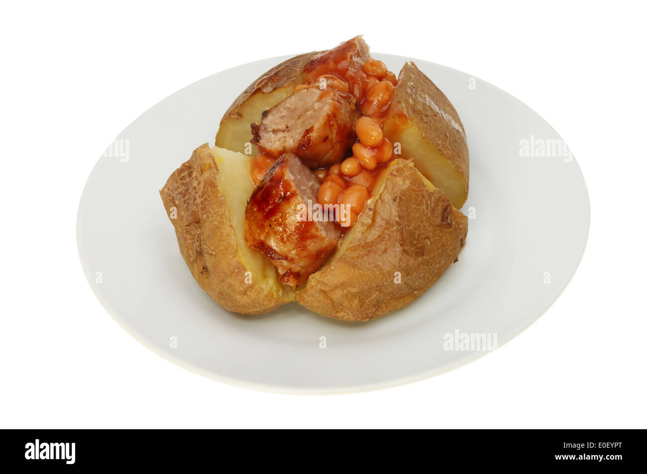 Baked beans and jacket potato hires stock photography and images Alamy