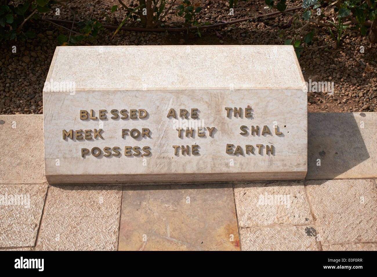 Blessed Are The Meek For They Shall Possess The Earth Block On The Blessed are the meek for they shall possess the earth block on the
