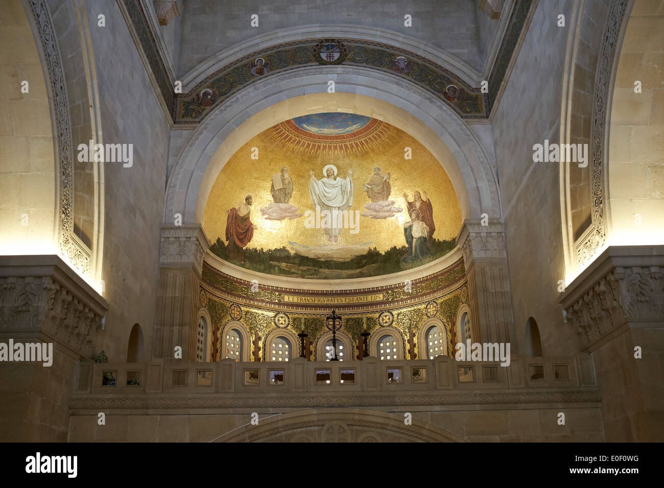 Interior of Church of the Transfiguration, Mount Tabor, Israel, Holy