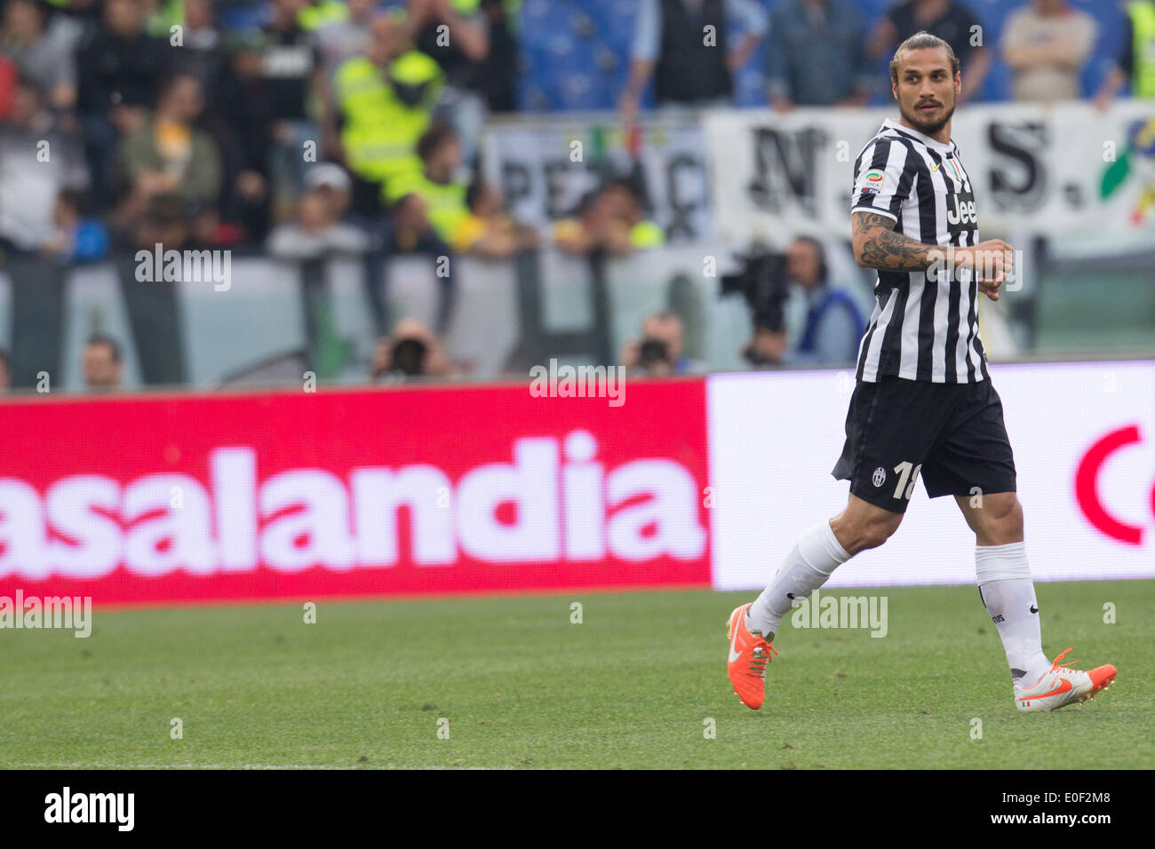 Rome, Italy. 11th May, 2014. Pablo Osvaldo of Juventus during the Serie A match between AS Roma and FC Juventus on May 11, 2014, at Rome's Olympic Stadium. Credit:  Manuel Romano/NurPhoto/ZUMAPRESS.com/Alamy Live News Stock Photo