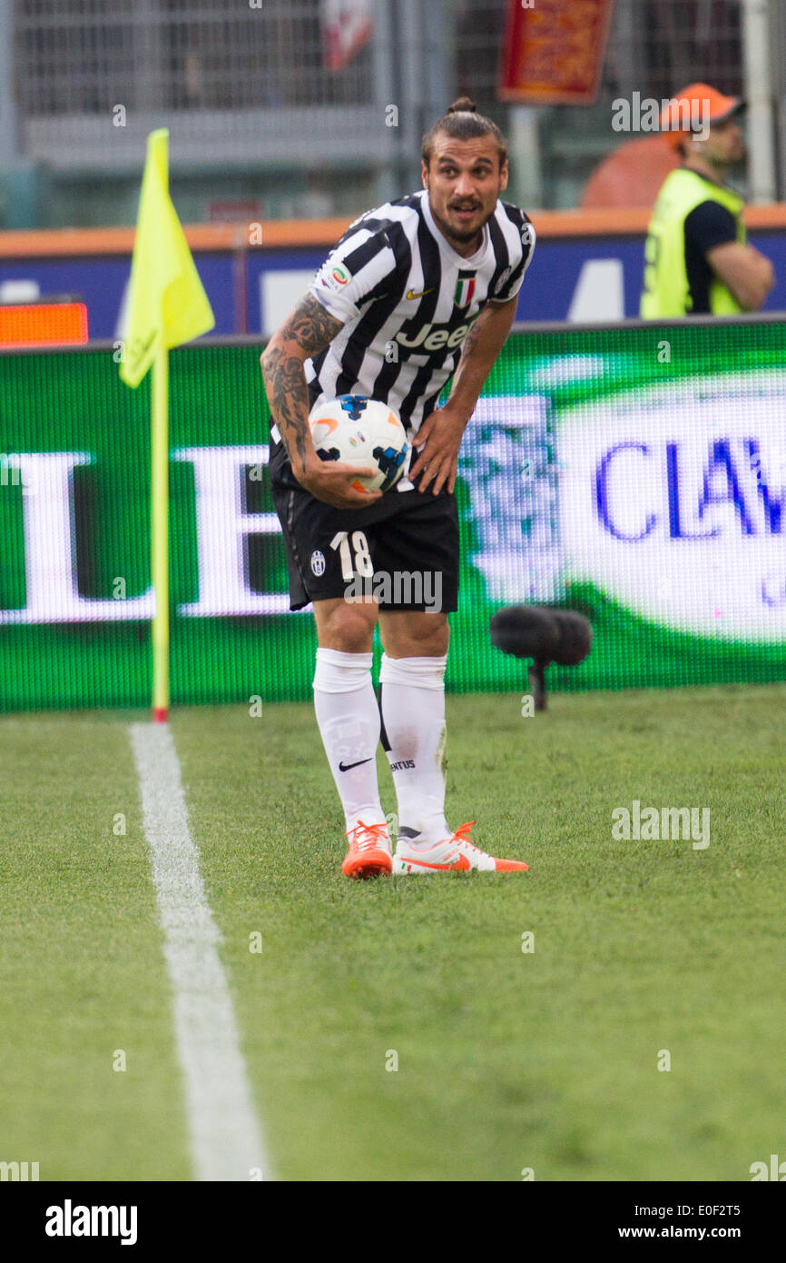 Rome, Italy. 11th May, 2014. Pablo Osvaldo of Juventus FC during the Serie A match between AS Roma and FC Juventus on May 11, 2014, at Rome's Olympic Stadium. Credit:  Manuel Romano/NurPhoto/ZUMAPRESS.com/Alamy Live News Stock Photo