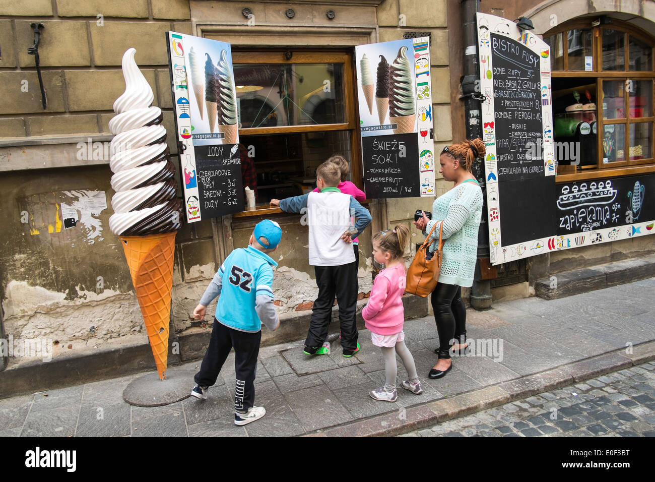 Ice cream parlour Stock Photo Alamy