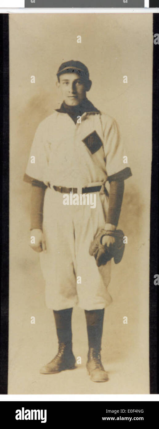 Abraham Levin in his Hamline University baseball uniform Stock Photo