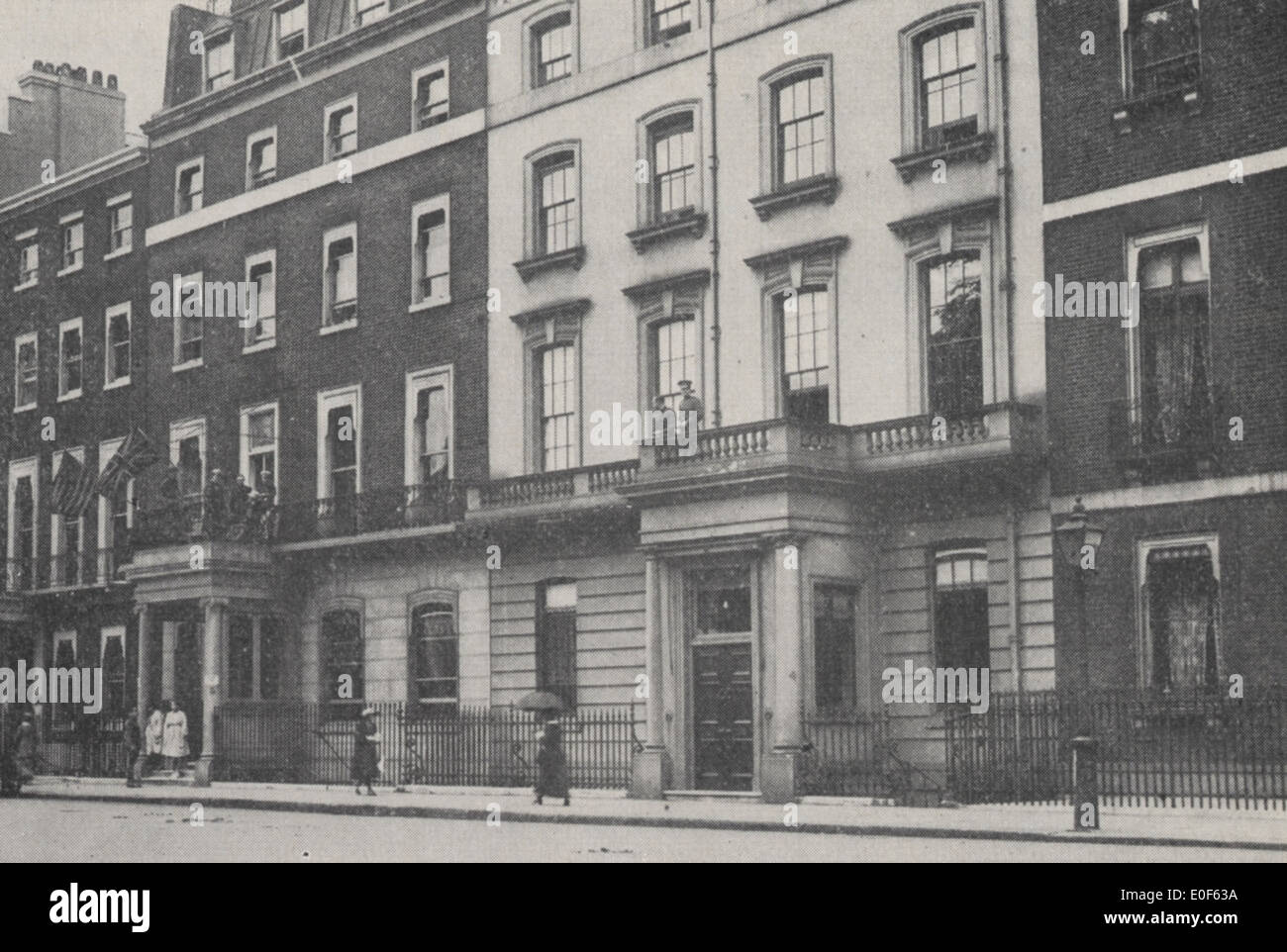 London Headquarters of the American Expeditionary Forces Y.M.C.A. During World War I Stock Photo