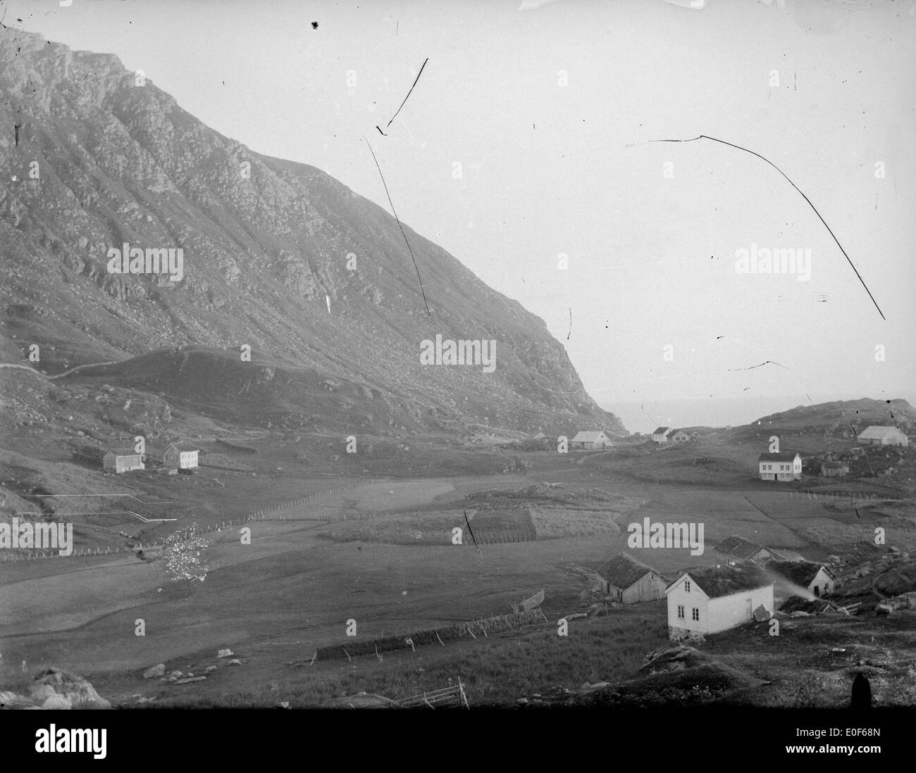 Coast near village Black and White Stock Photos Images Alamy