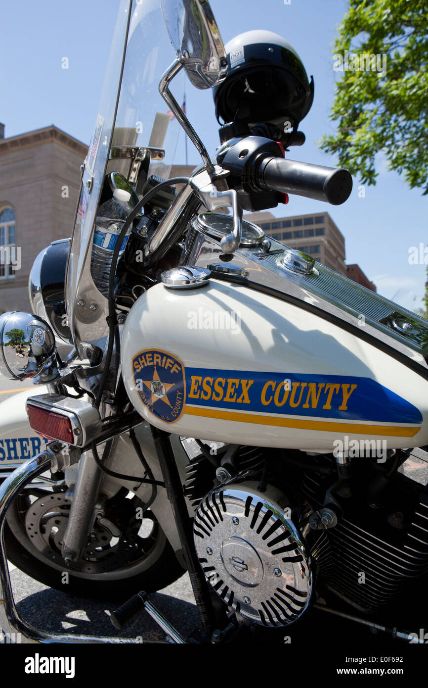 Sheriff's motorcycle - USA Stock Photo