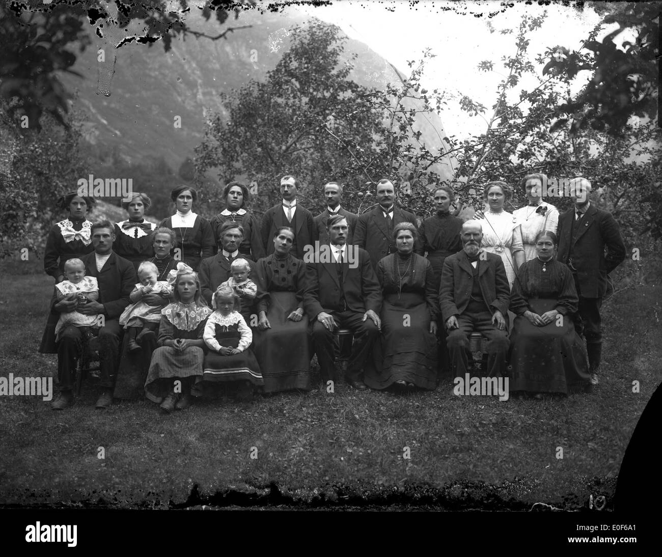 Group photo ca. 1900-1922 Stock Photo