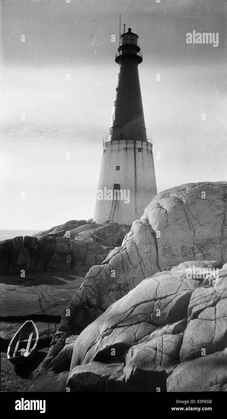Grip lighthouse, 1923 Stock Photo