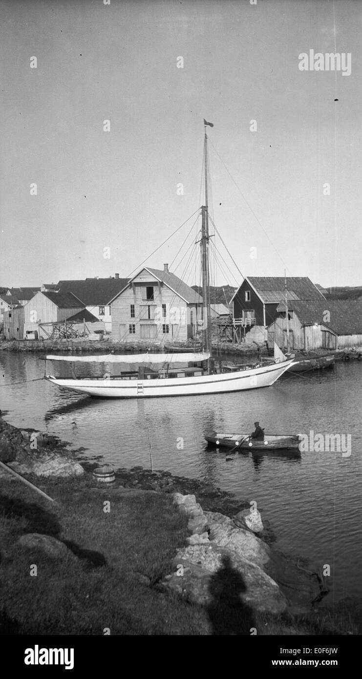Sevlandsvik, Karmøy. Ca. 1918-1920. Stock Photo