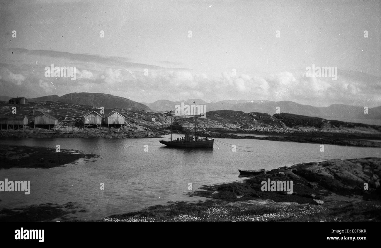 The fishing station Kalværet, 1922. Stock Photo