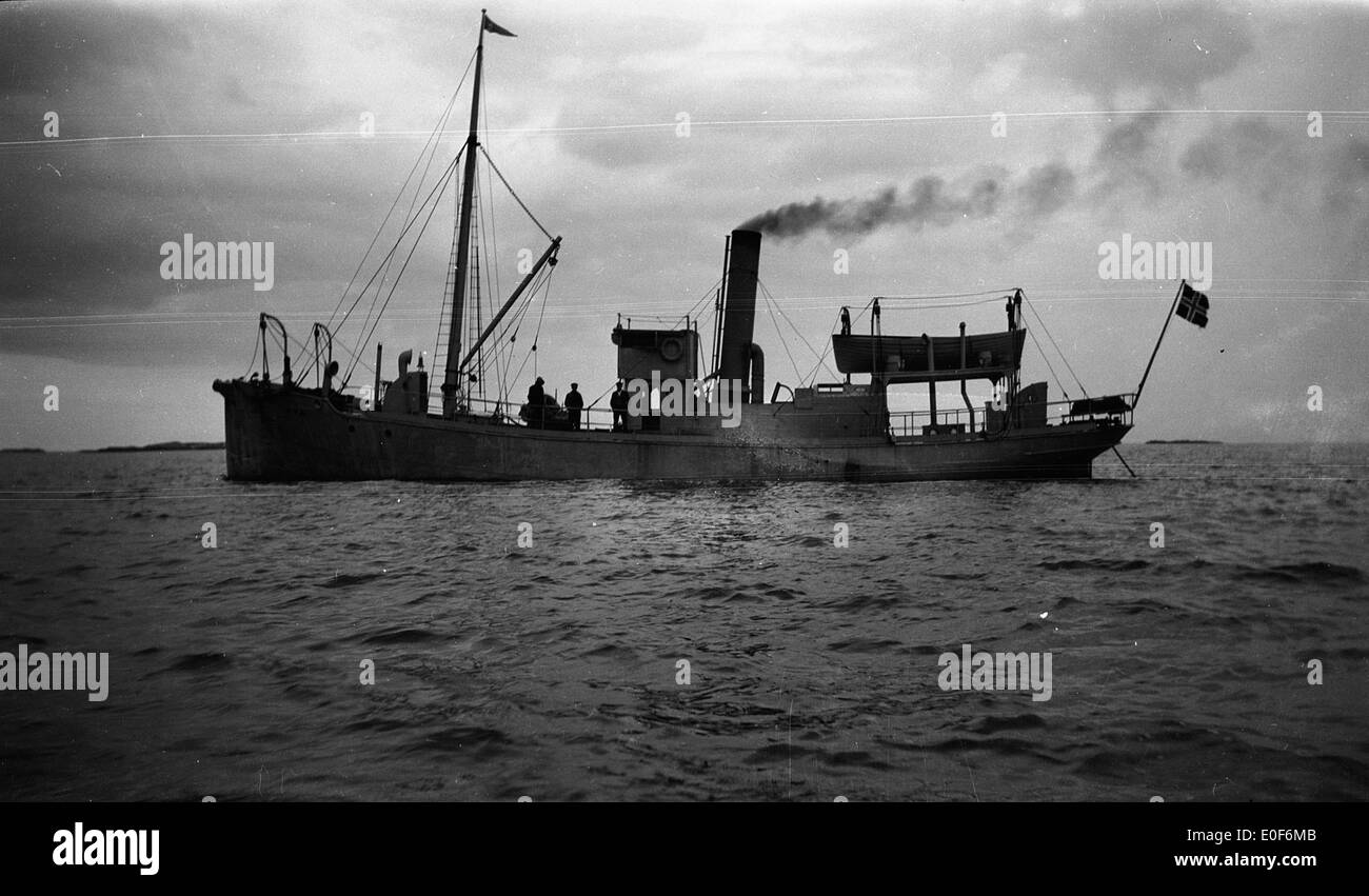 The ship 'Kya' at Grip, 1922. Stock Photo